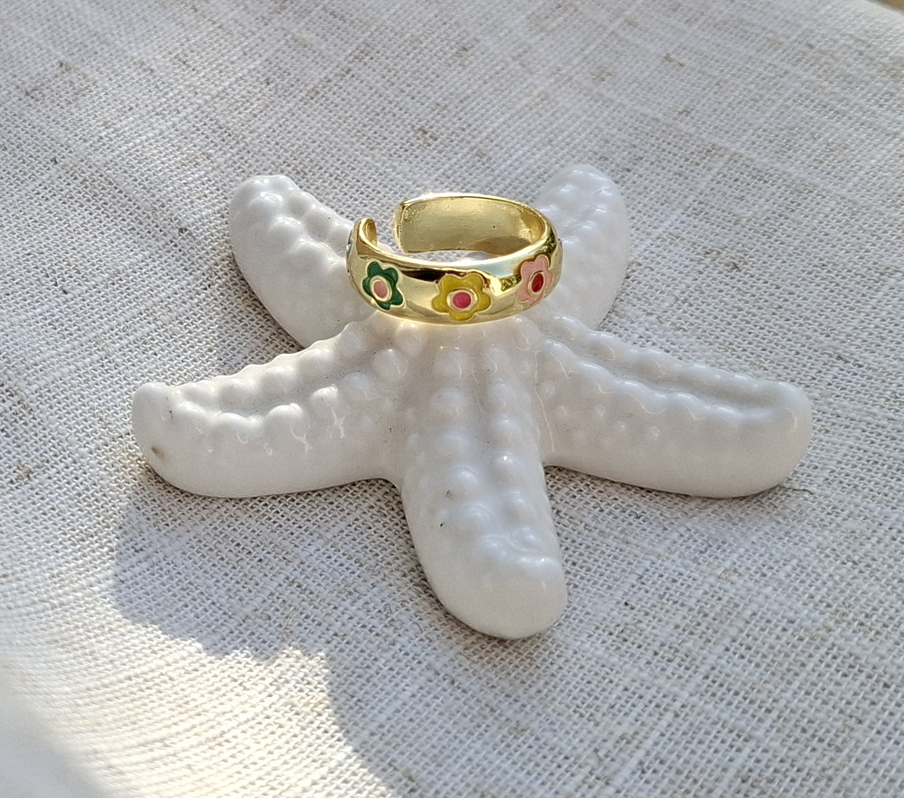 Prsten emajlirano cvijeće