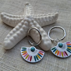 Srebrno-šarene lepeze