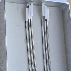 Naušnice Ana srebrne