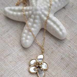 Ogrlica Cvijet - sedef