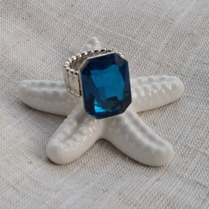 Prsten na gumu, plavi