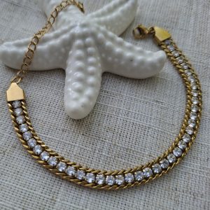 Bijela Tenis narukvica