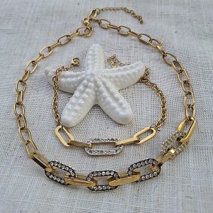 Komplet od čelika i cirkona