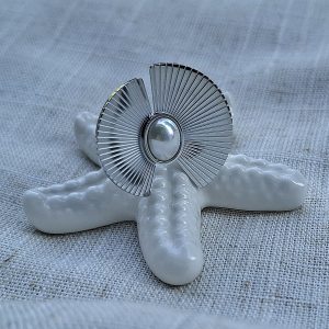 Cvijet s perlom , srebrni