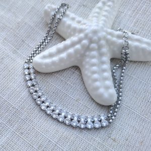 Dvostruka narukvica s cirkonima