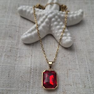 Ogrlica Viva, crvena