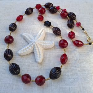 Ogrlica Bordo - crna