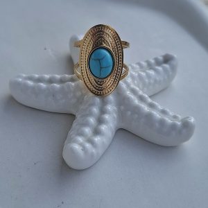 Prsten s tirkiznim okom