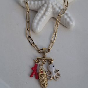 Ogrlica s tri privjeska 4